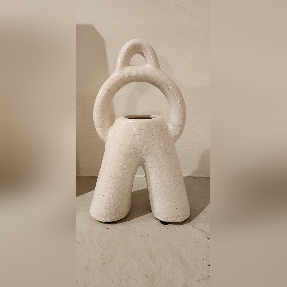 Celso Handmade Ceramic Table Vase By AllModern 9 In - Picture 3 of 4